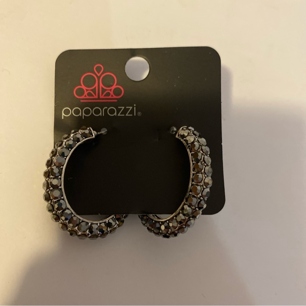 Paparazzi Don’t Mind The stardust Hoop Earrings NEW
